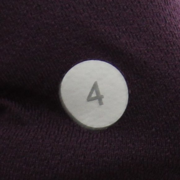 Lululemon Time to Shine Tight Leggings Deep Zinfandel Purple Mesh Luxtreme Sz 4 - Picture 15 of 15